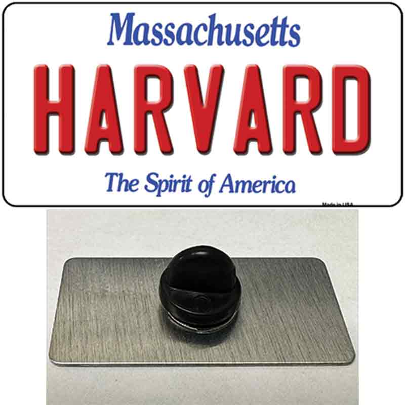 Harvard Massachusetts Novelty Metal Hat Pin