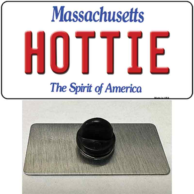 Hottie Massachusetts Novelty Metal Hat Pin