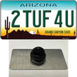 2 Tuf 4 U Arizona Novelty Metal Hat Pin