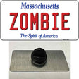 Zombie Massachusetts Novelty Metal Hat Pin