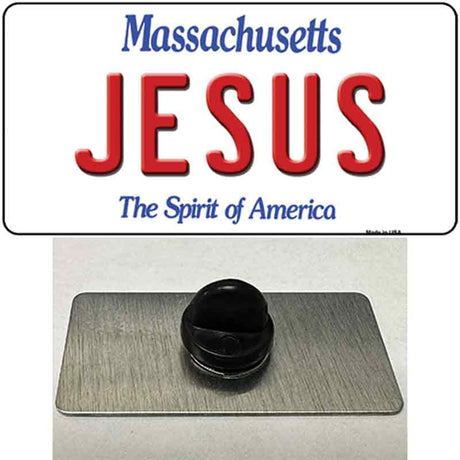 Jesus Massachusetts Novelty Metal Hat Pin