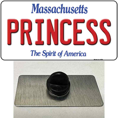 Princess Massachusetts Novelty Metal Hat Pin