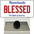 Blessed Massachusetts Novelty Metal Hat Pin