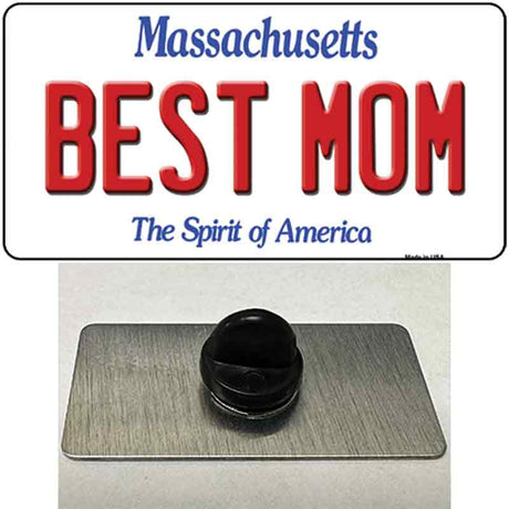 Best Mom Massachusetts Novelty Metal Hat Pin