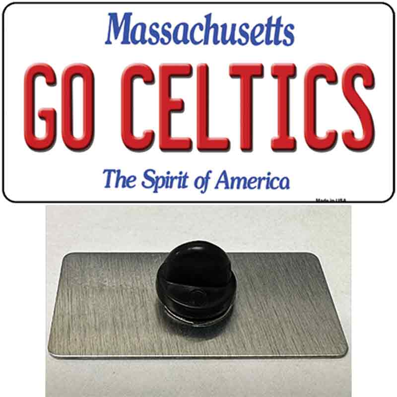 Go Celtics Massachusetts Novelty Metal Hat Pin