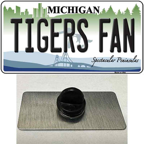 Tigers Fans Michigan Novelty Metal Hat Pin