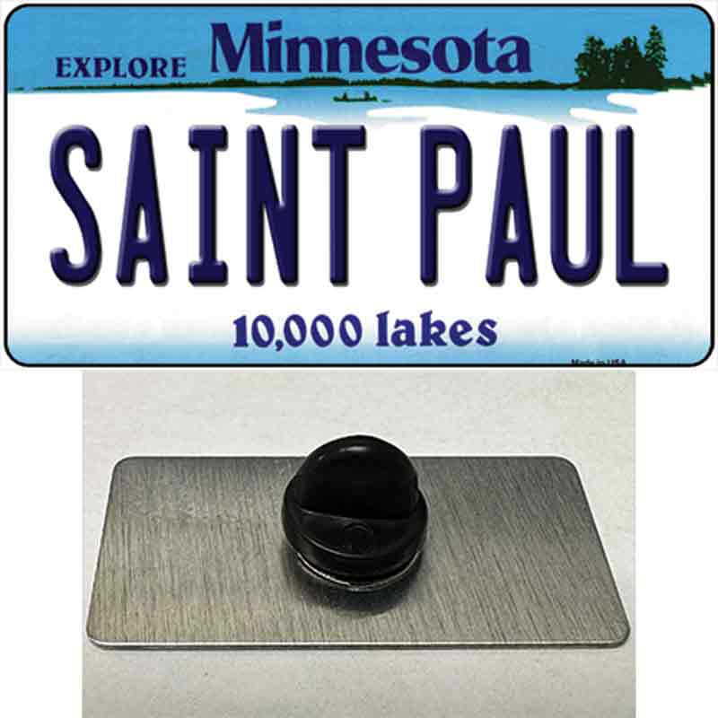 Saint Paul Minnesota State Novelty Metal Hat Pin