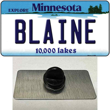 Blaine Minnesota State Novelty Metal Hat Pin