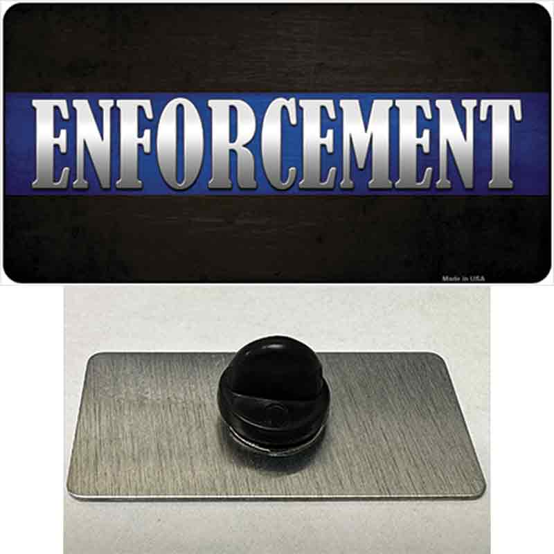 Enforcement Novelty Metal Hat Pin