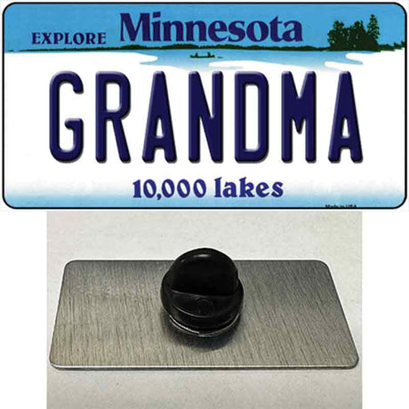 Grandma Minnesota State Novelty Metal Hat Pin