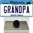 Grandpa Minnesota State Novelty Metal Hat Pin