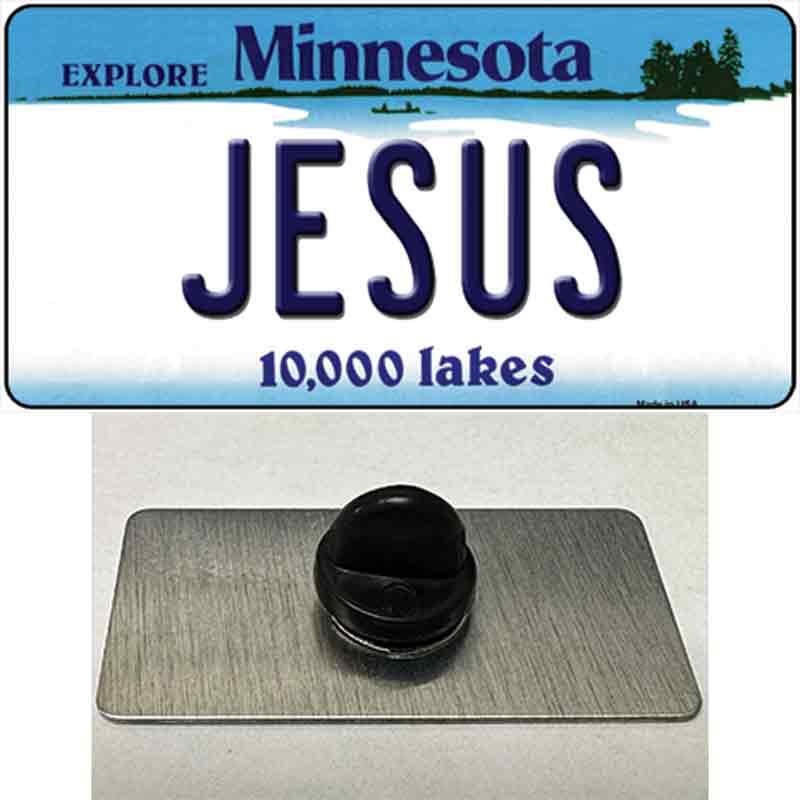 Jesus Minnesota State Novelty Metal Hat Pin