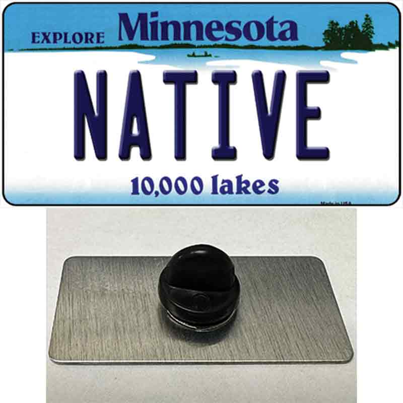 Native Minnesota State Novelty Metal Hat Pin