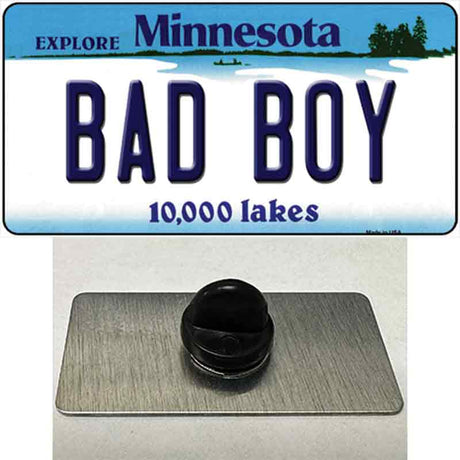 Bad Boy Minnesota State Novelty Metal Hat Pin