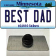 Best Dad Minnesota State Novelty Metal Hat Pin