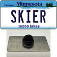 Skier Minnesota State Novelty Metal Hat Pin