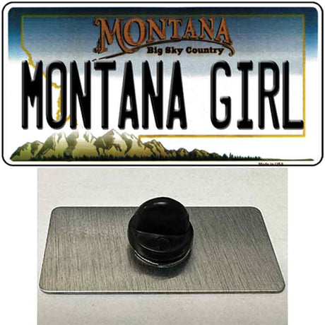 Montana Girl State Novelty Metal Hat Pin