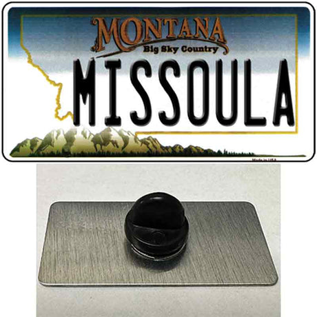 Missoula Montana State Novelty Metal Hat Pin