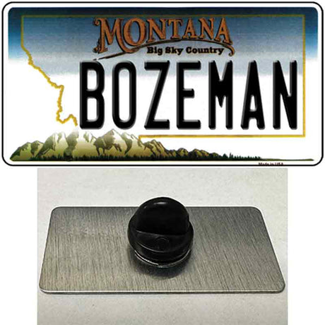 Bozeman Montana State Novelty Metal Hat Pin