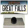 Great Falls Montana State Novelty Metal Hat Pin