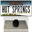 Hot Springs Montana State Novelty Metal Hat Pin