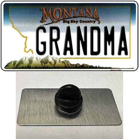 Grandma Montana State Novelty Metal Hat Pin