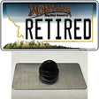 Retired Montana State Novelty Metal Hat Pin