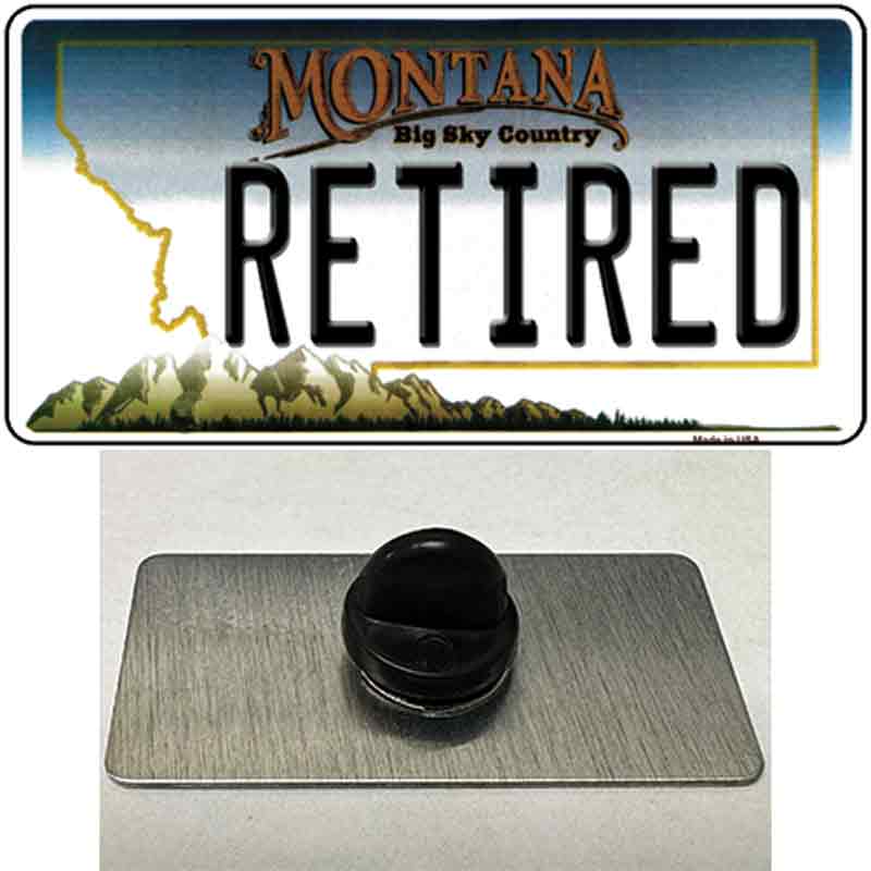 Retired Montana State Novelty Metal Hat Pin