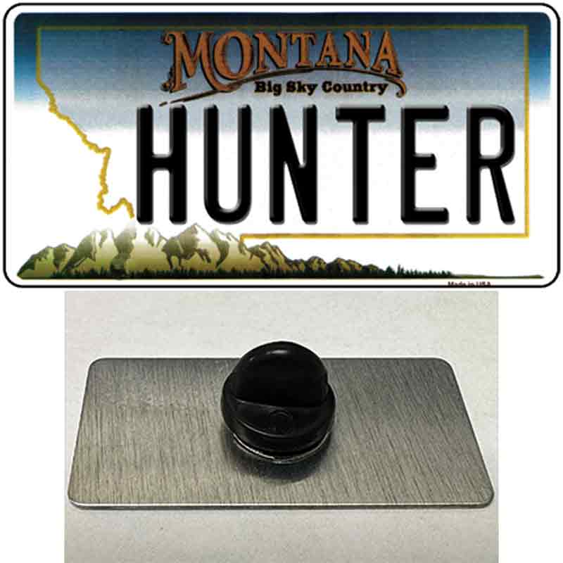 Hunter Montana State Novelty Metal Hat Pin