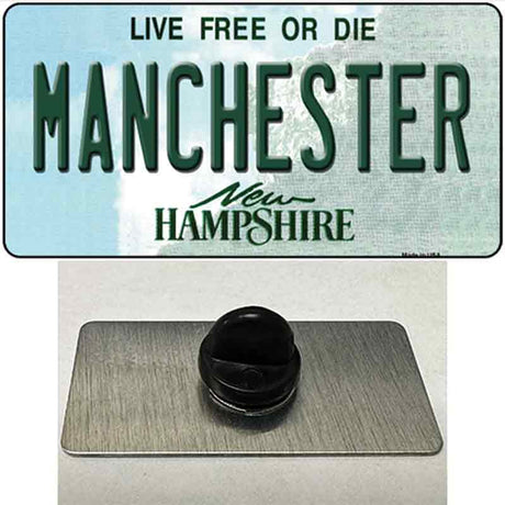 Manchester New Hampshire State Novelty Metal Hat Pin