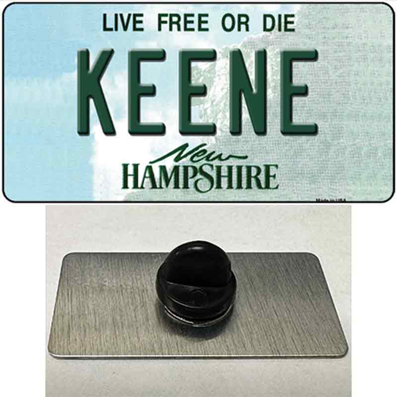 Keene New Hampshire State Novelty Metal Hat Pin