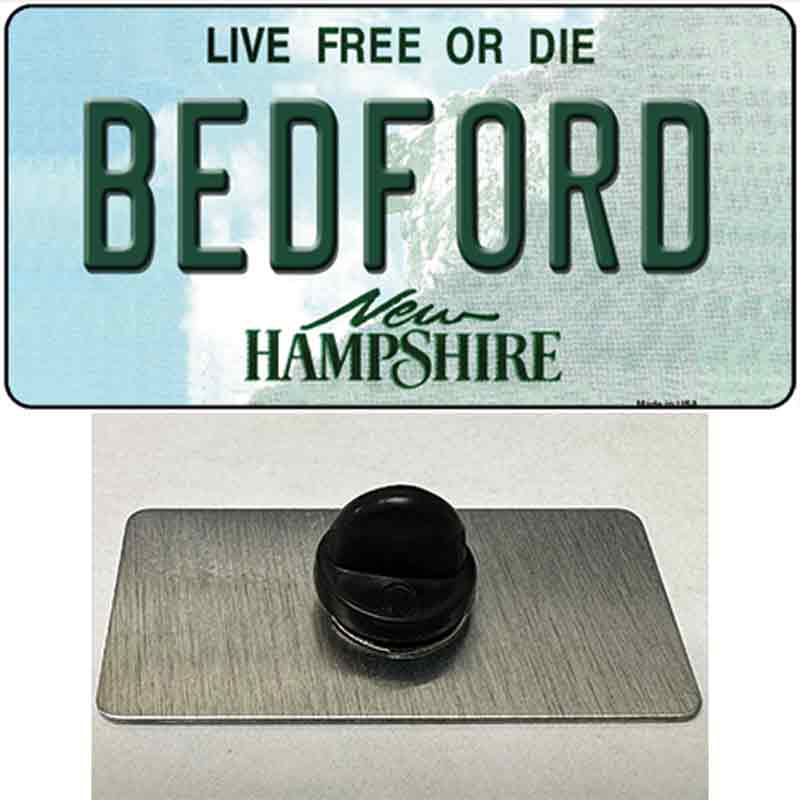 Bedford New Hampshire State Novelty Metal Hat Pin