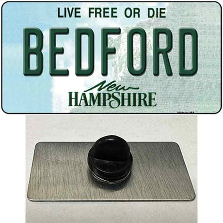 Bedford New Hampshire State Novelty Metal Hat Pin