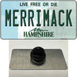 Merrimack New Hampshire State Novelty Metal Hat Pin