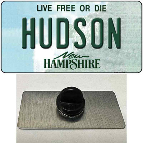 Hudson New Hampshire State Novelty Metal Hat Pin