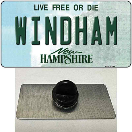 Windham New Hampshire State Novelty Metal Hat Pin