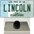 Lincoln New Hampshire State Novelty Metal Hat Pin