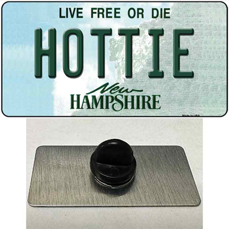 Hottie New Hampshire State Novelty Metal Hat Pin