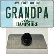 Grandpa New Hampshire State Novelty Metal Hat Pin