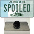 Spoiled New Hampshire State Novelty Metal Hat Pin