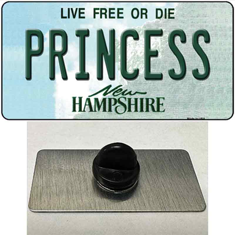 Princess New Hampshire State Novelty Metal Hat Pin