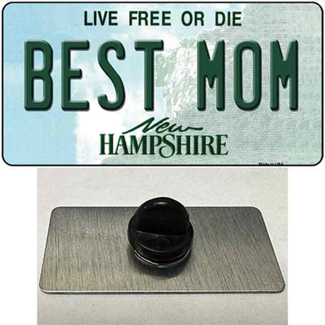 Best Mom New Hampshire State Novelty Metal Hat Pin