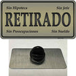 Retirado Novelty Metal Hat Pin