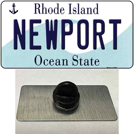 New Port Rhode Island State Novelty Metal Hat Pin