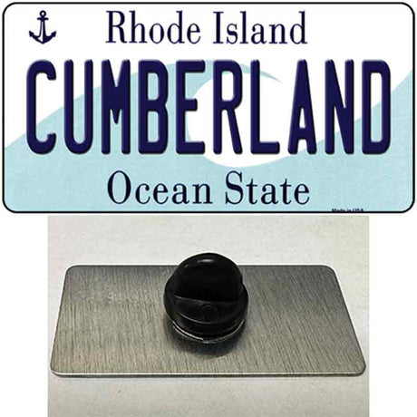 Cumberland Rhode Island State Novelty Metal Hat Pin