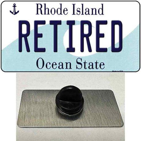 Retired Rhode Island State Novelty Metal Hat Pin