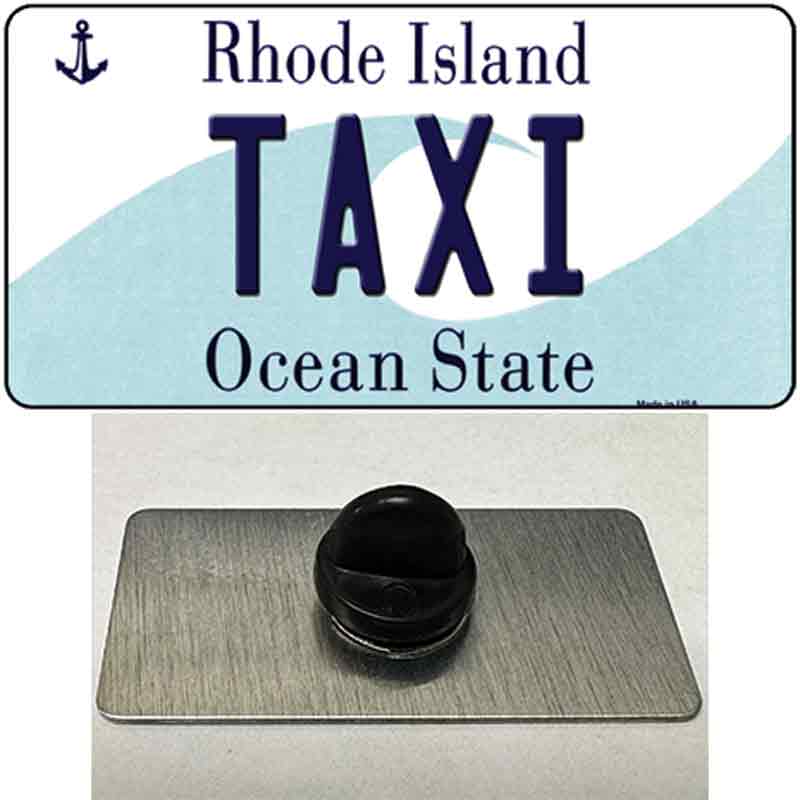 Taxi Rhode Island State Novelty Metal Hat Pin