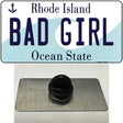 Bad Girl Rhode Island State Novelty Metal Hat Pin