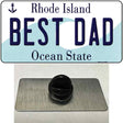 Best Dad Rhode Island State Novelty Metal Hat Pin