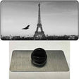 Eiffel Tower Black and White With Bird Novelty Metal Hat Pin